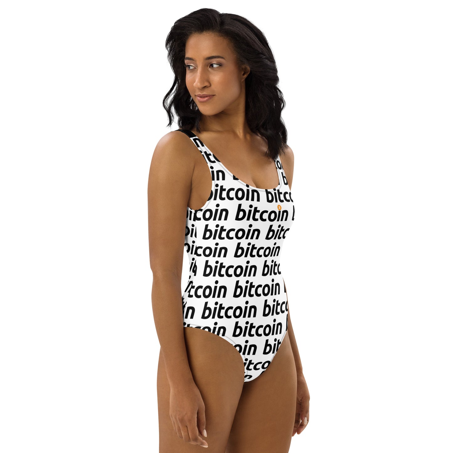 Bitcoin Sleek Swimsuit printful
