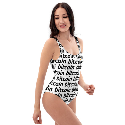 Bitcoin Sleek Swimsuit printful