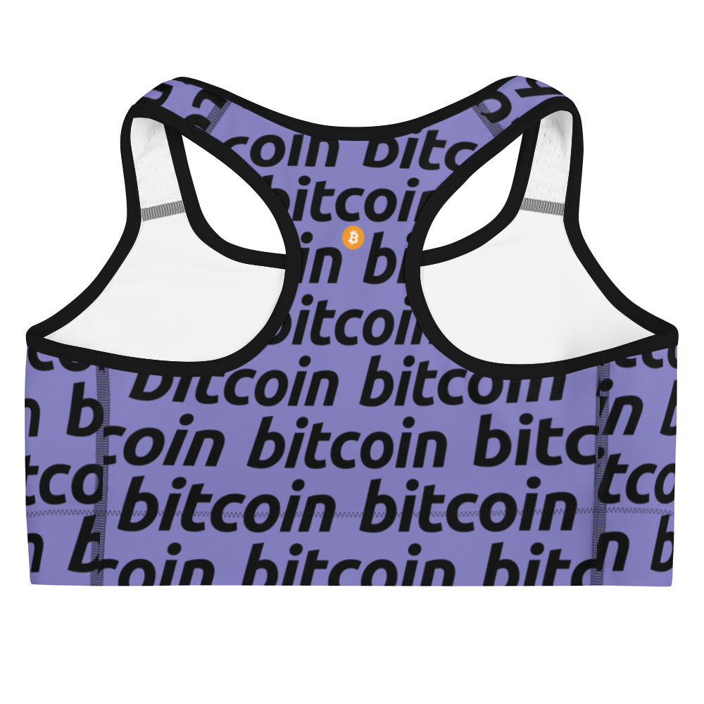 Bitcoin Violetta Sports Bra printful