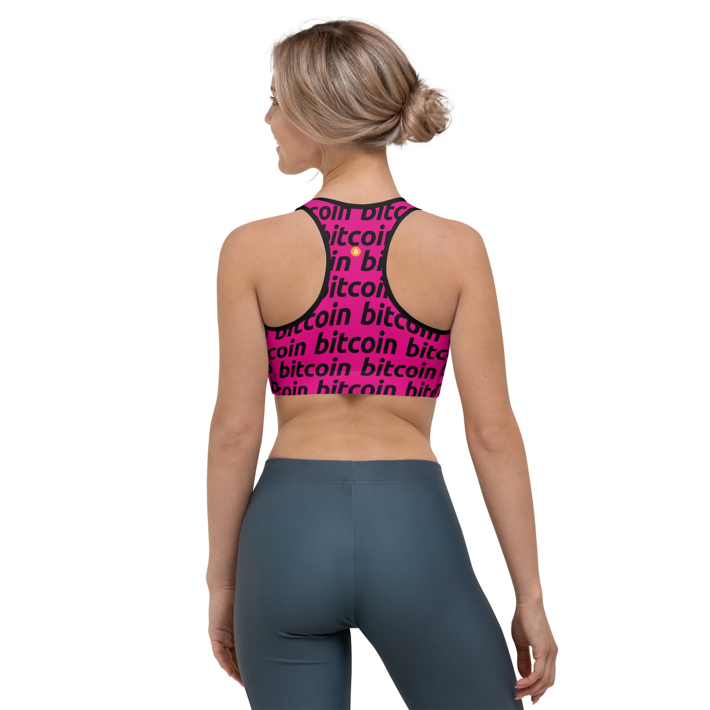 Bitcoin Amarena Sports Bra printful