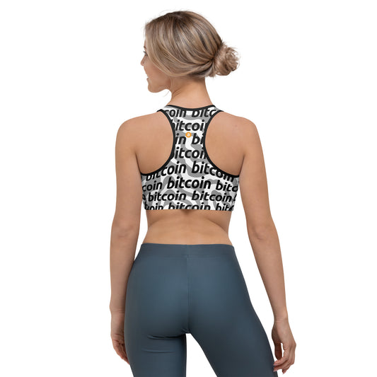 Bitcoin Loft Sports Bra printful