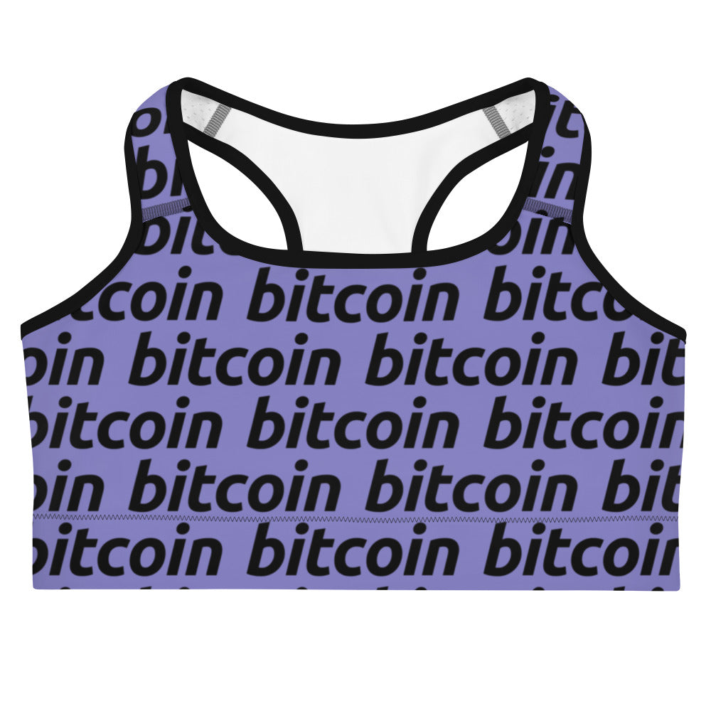 Bitcoin Violetta Sports Bra printful