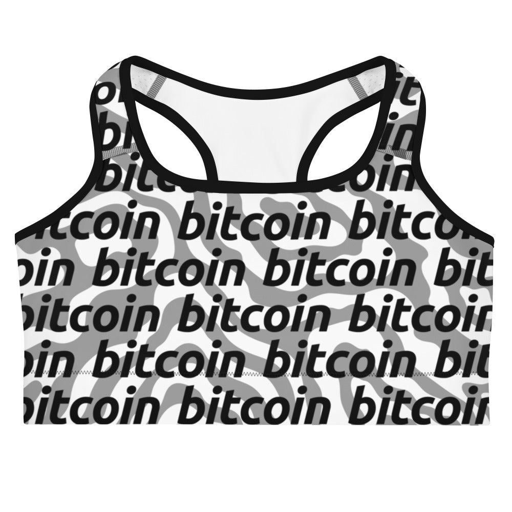 Bitcoin Loft Sports Bra printful