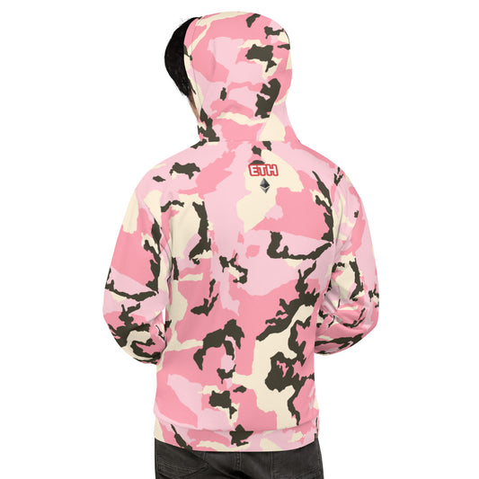 Ethereum Pink Camo Hoodie In N Out Crypto