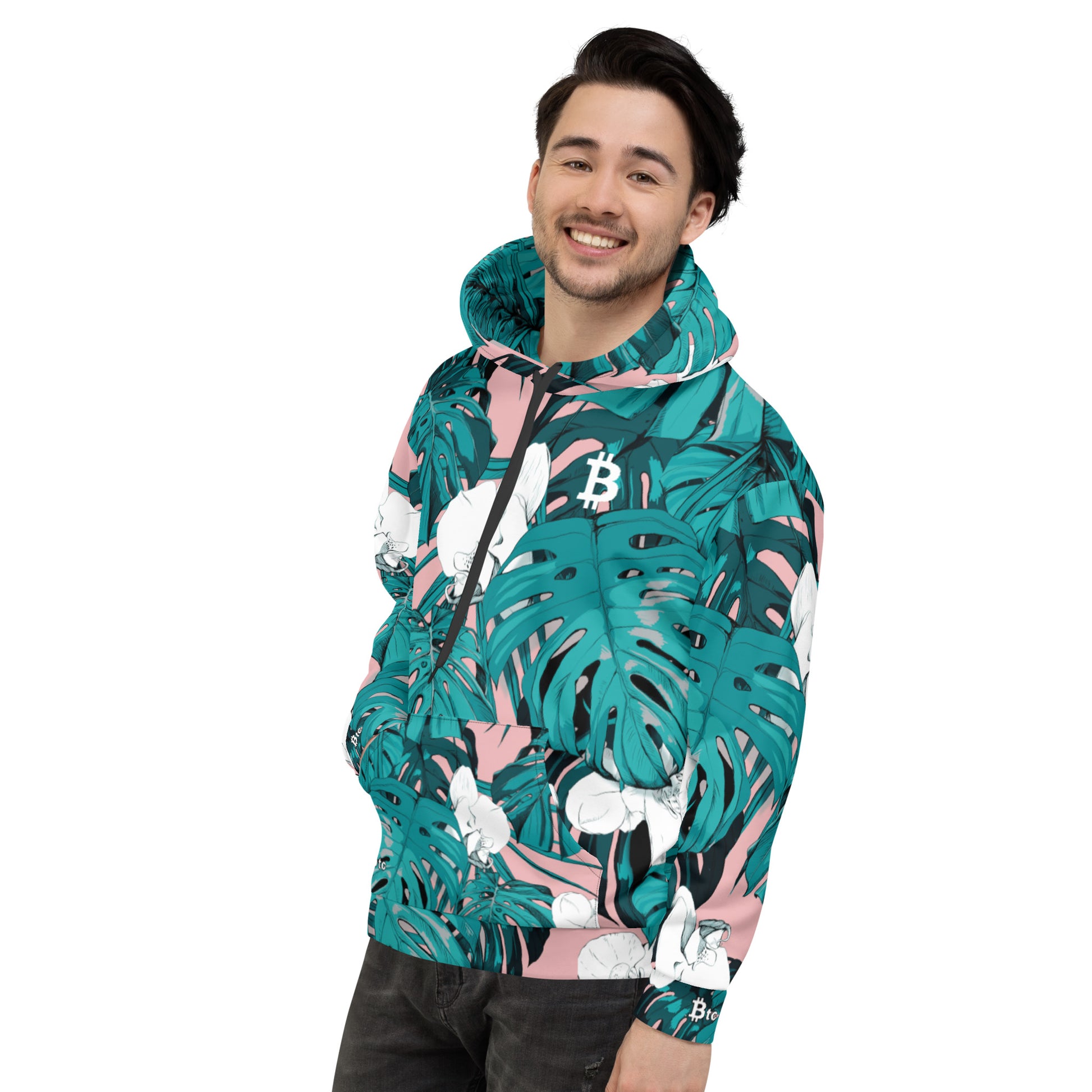 Bitcoin Tropical Hoodie In N Out Crypto