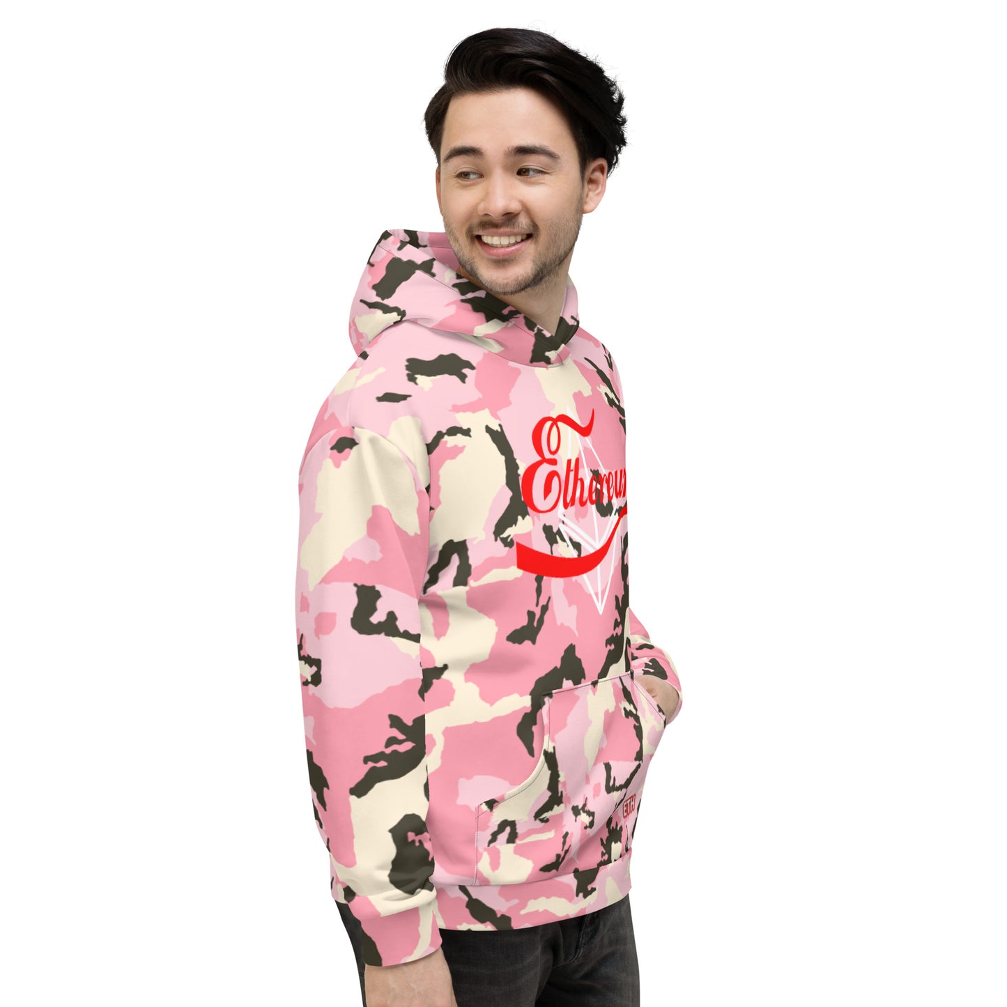 Ethereum Pink Camo Hoodie