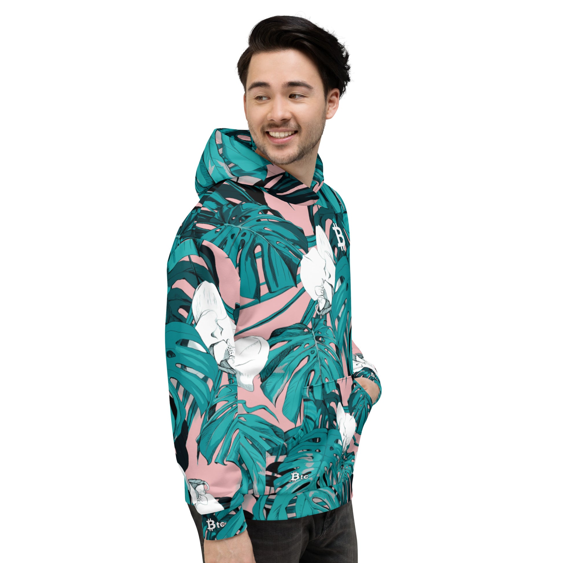 Bitcoin Tropical Hoodie In N Out Crypto