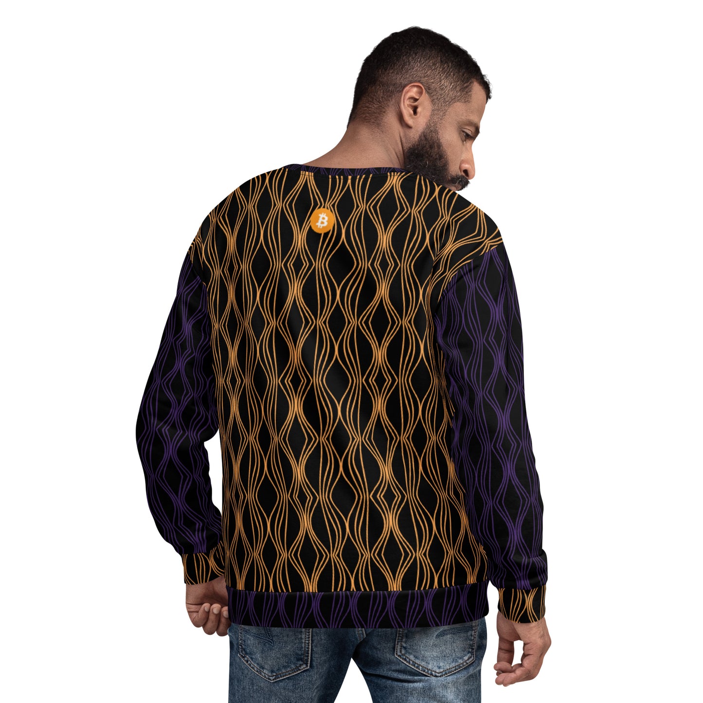 Bitcoin Statue Sweatshirt printful