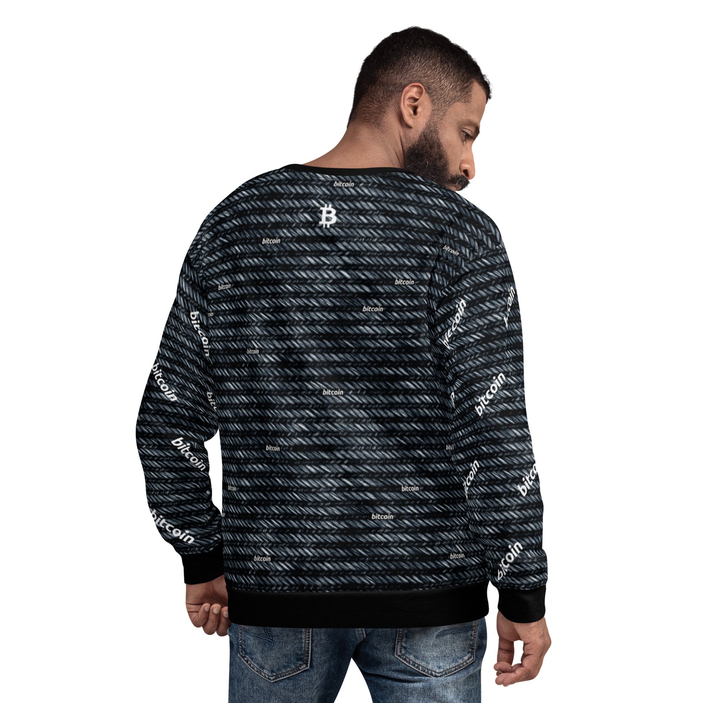 Bitcoin Jeans Stylish Sweatshirt printful