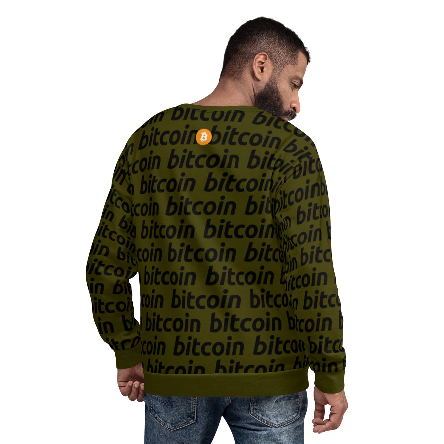 Bitcoin Deep Green Sweatshirt printful