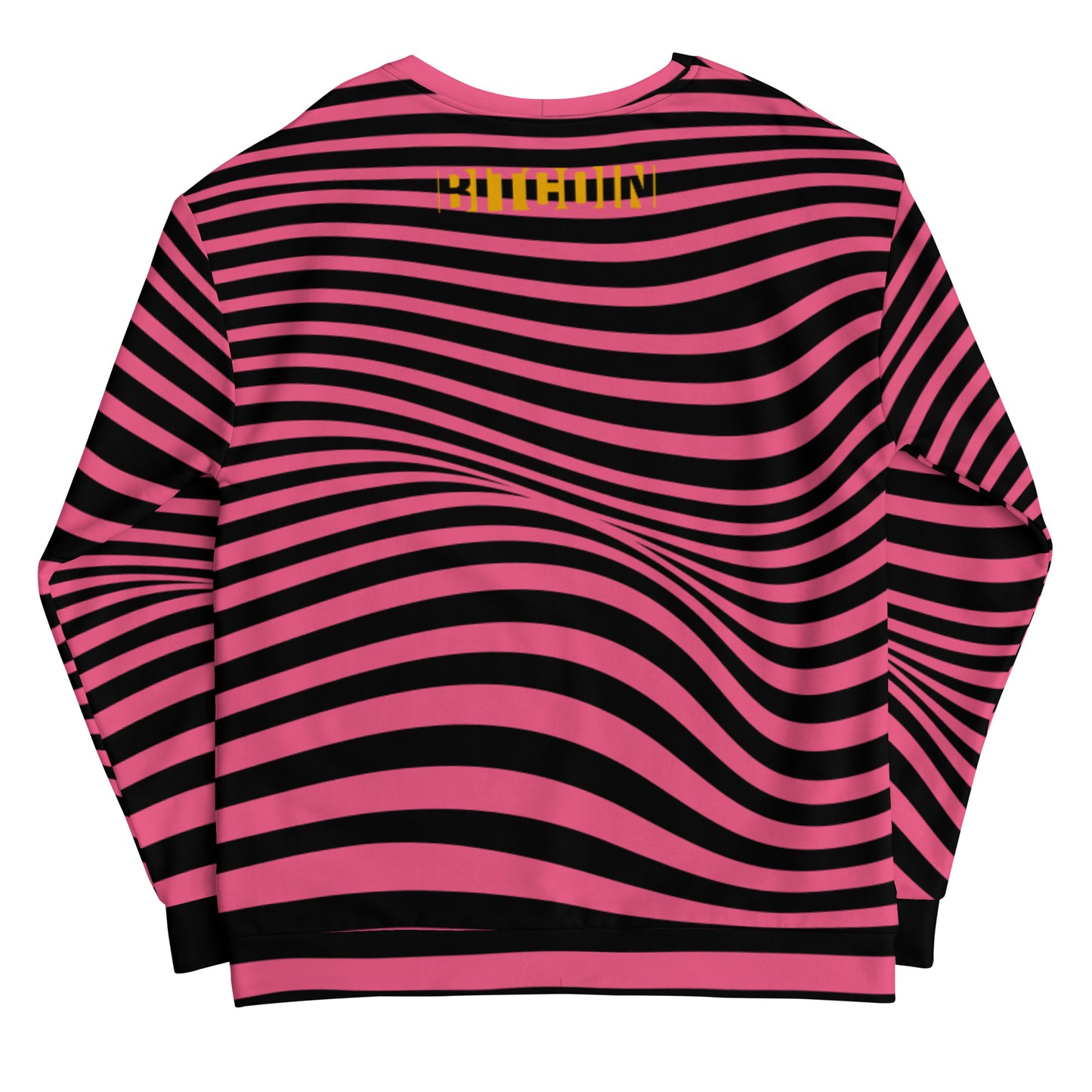 Bitcoin Chaos Stripe Sweatshirt printful