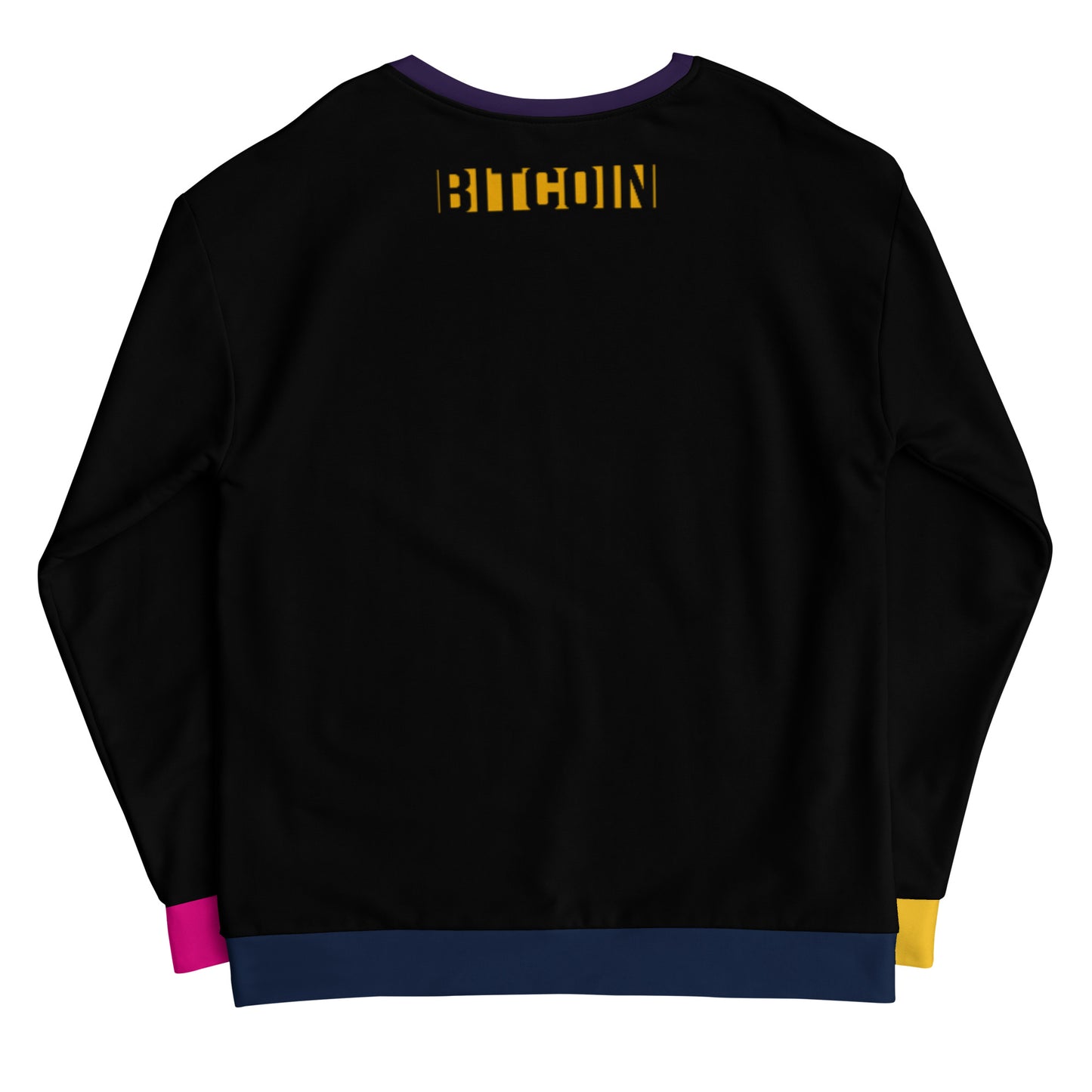 Bitcoin Sign Colors Sweatshirt printful