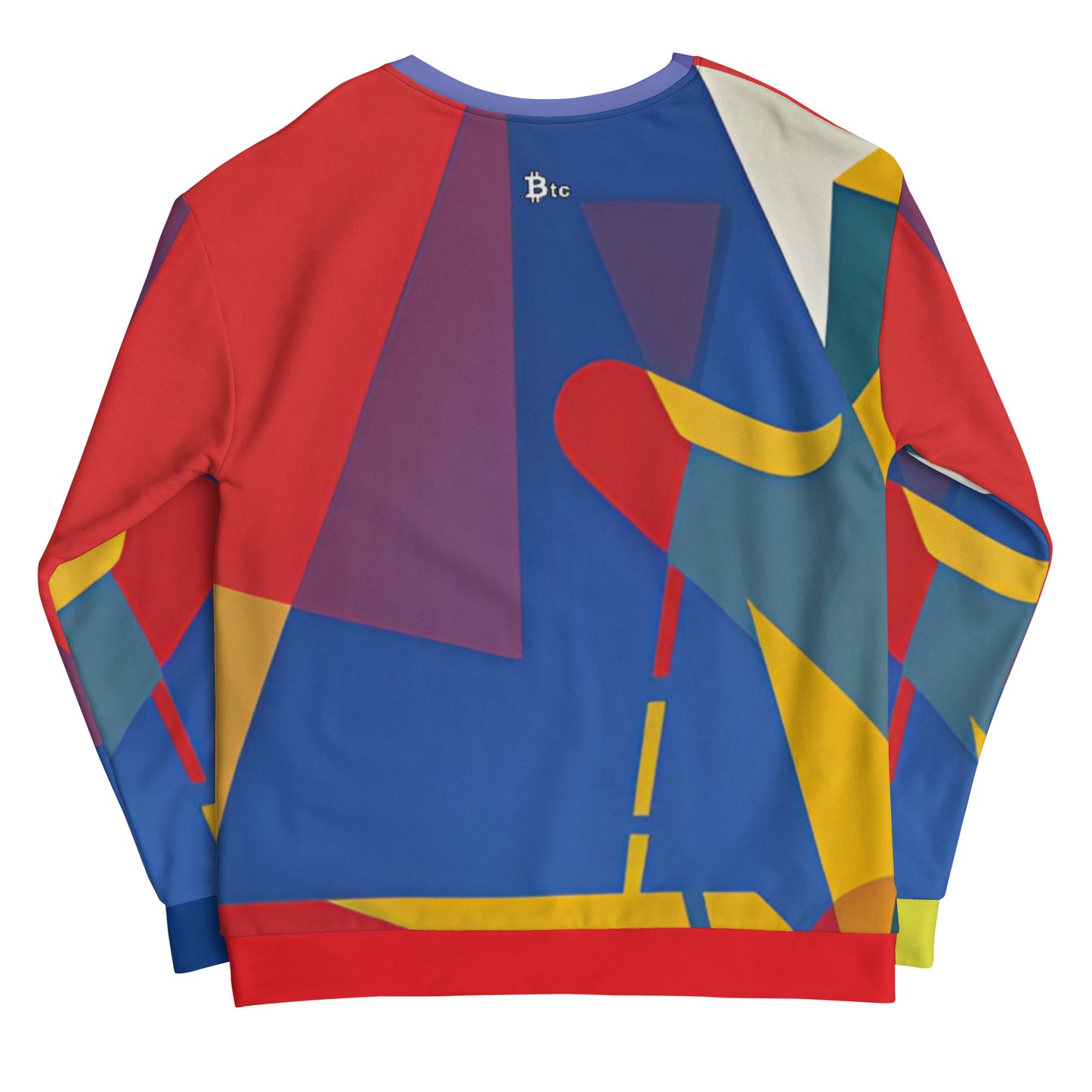 Bitcoin Colorwave Sweatshirt printful