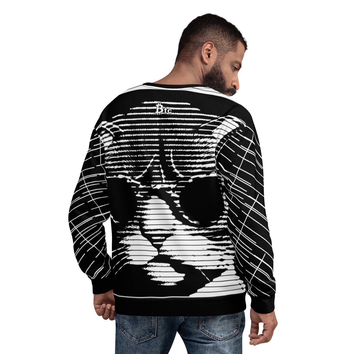 Bitcoin Bw Cat Sweatshirt