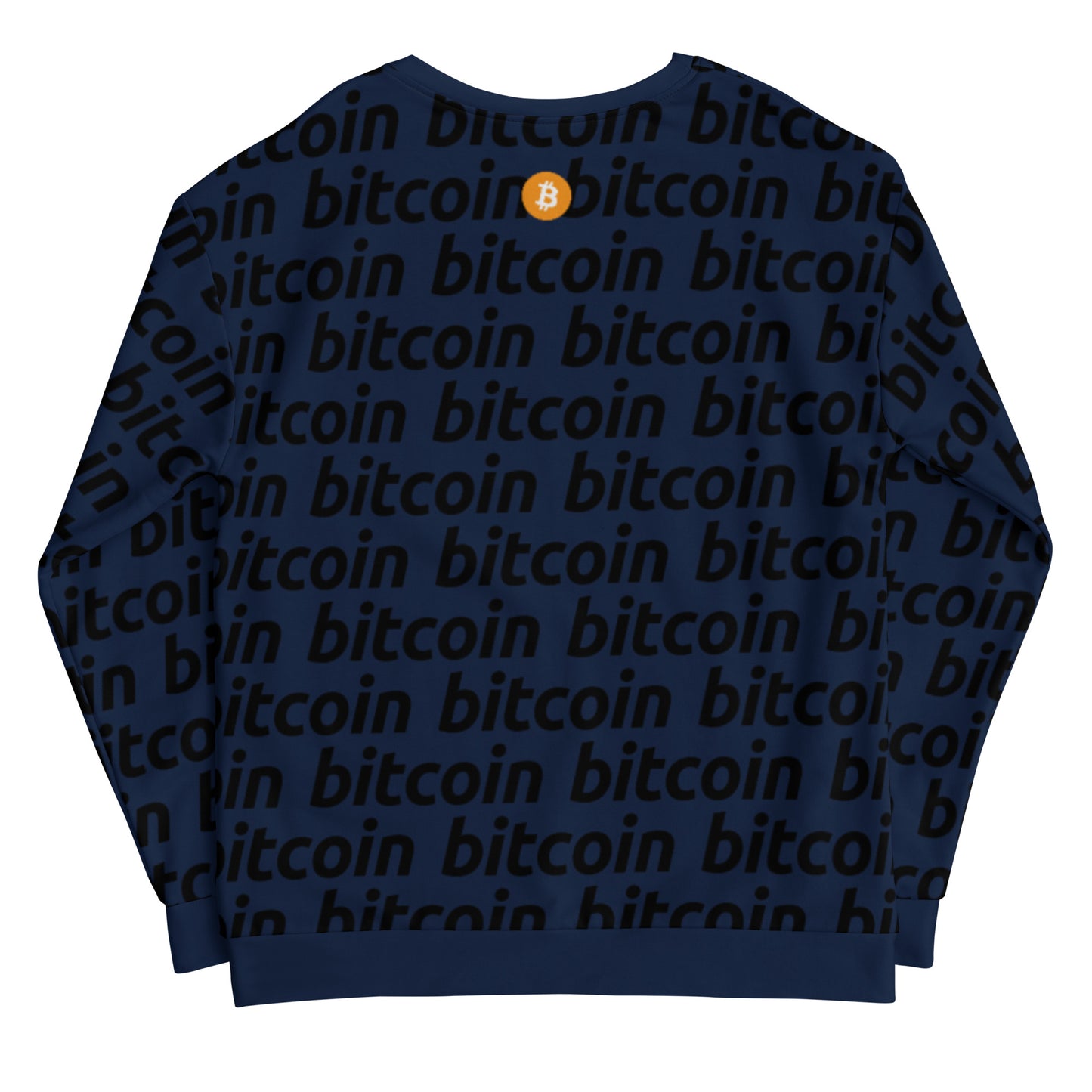 Bitcoin Navy Sweatshirt printful