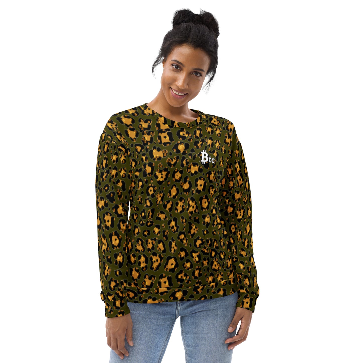Bitcoin Leopard Army Sweatshirt In N Out Crypto