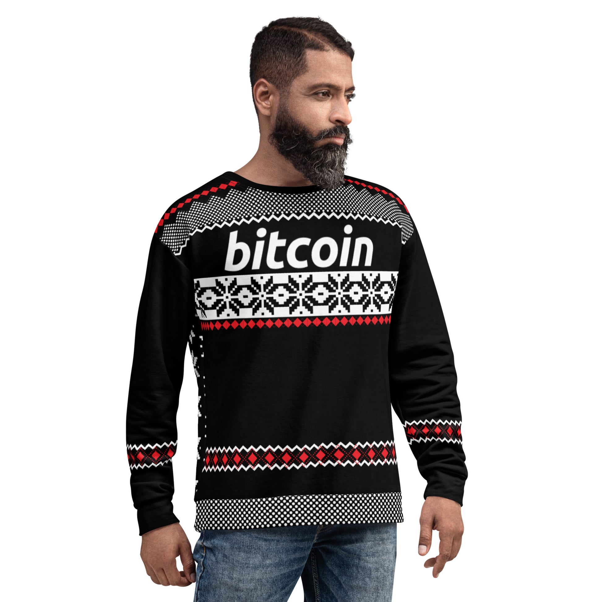 Bitcoin Chistmas Sweatshirt printful