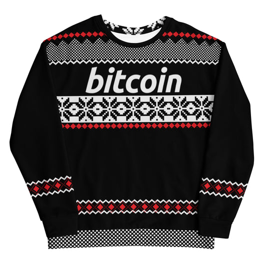 Bitcoin Chistmas Sweatshirt printful