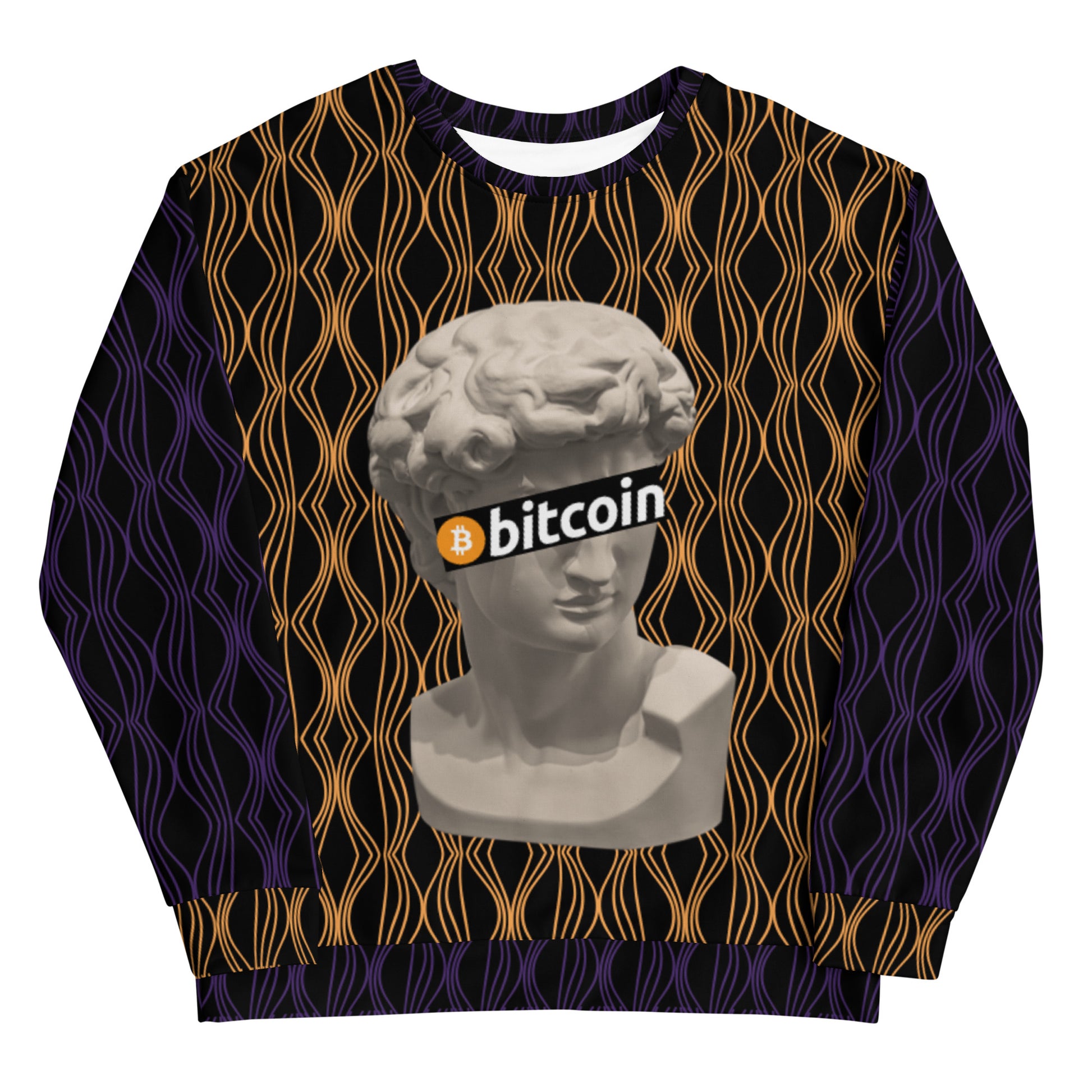 Bitcoin Statue Sweatshirt printful