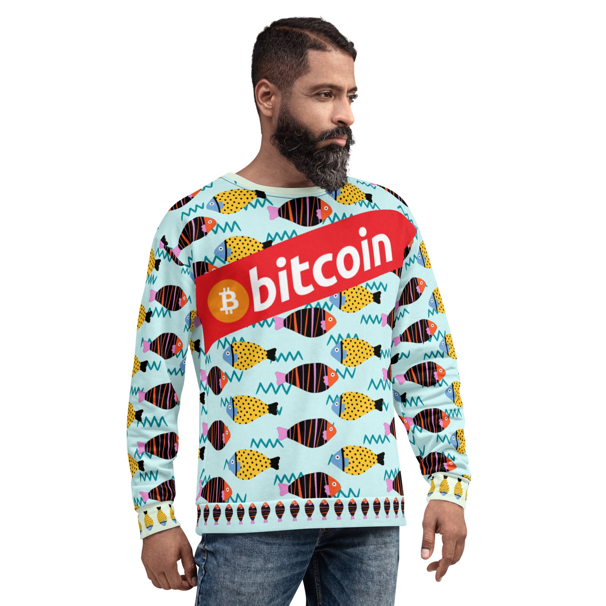 Bitcoin Fish Sweatshirt In-N-Out Crypto