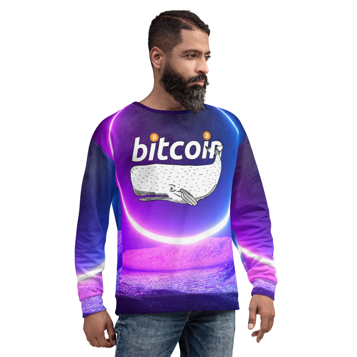 Bitcoin Whale Sweatshirt printful