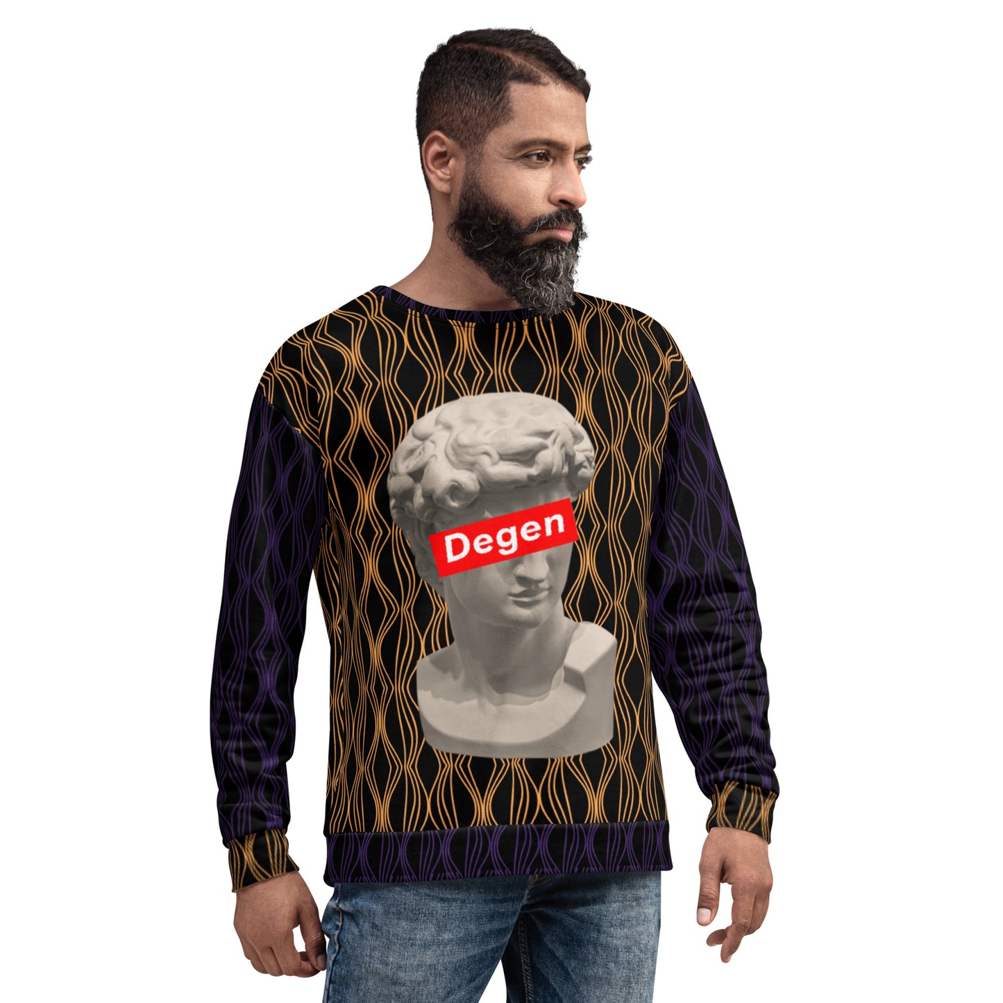 Degen Statue Sweatshirt printful