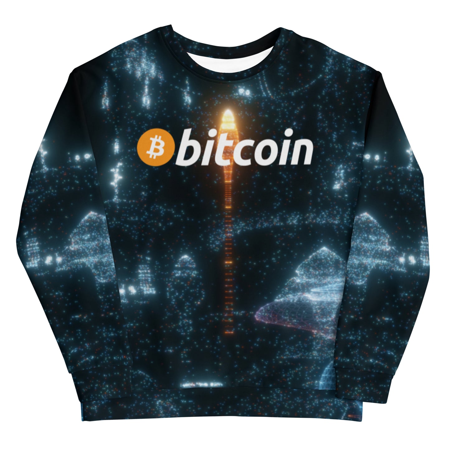 Bitcoin F Space Sweatshirt printful