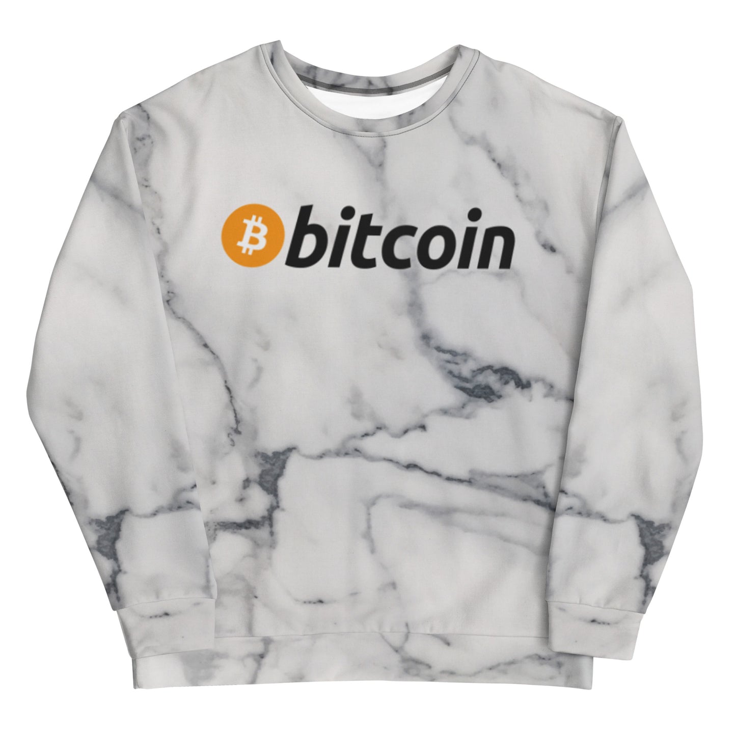 Bitcoin Marble Sweatshirt printful
