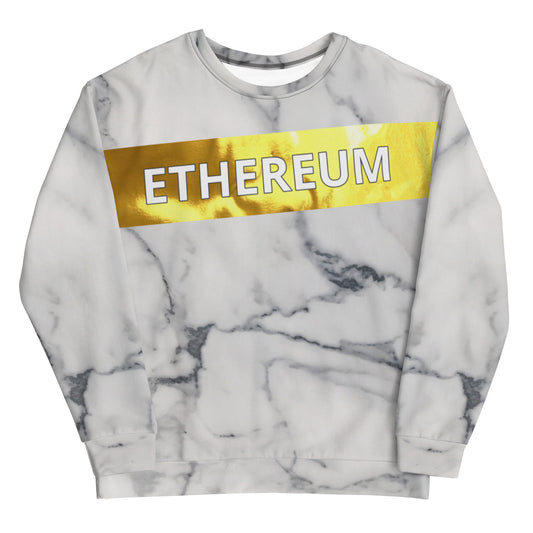 Ethereum Marble AU Sweatshirt printful