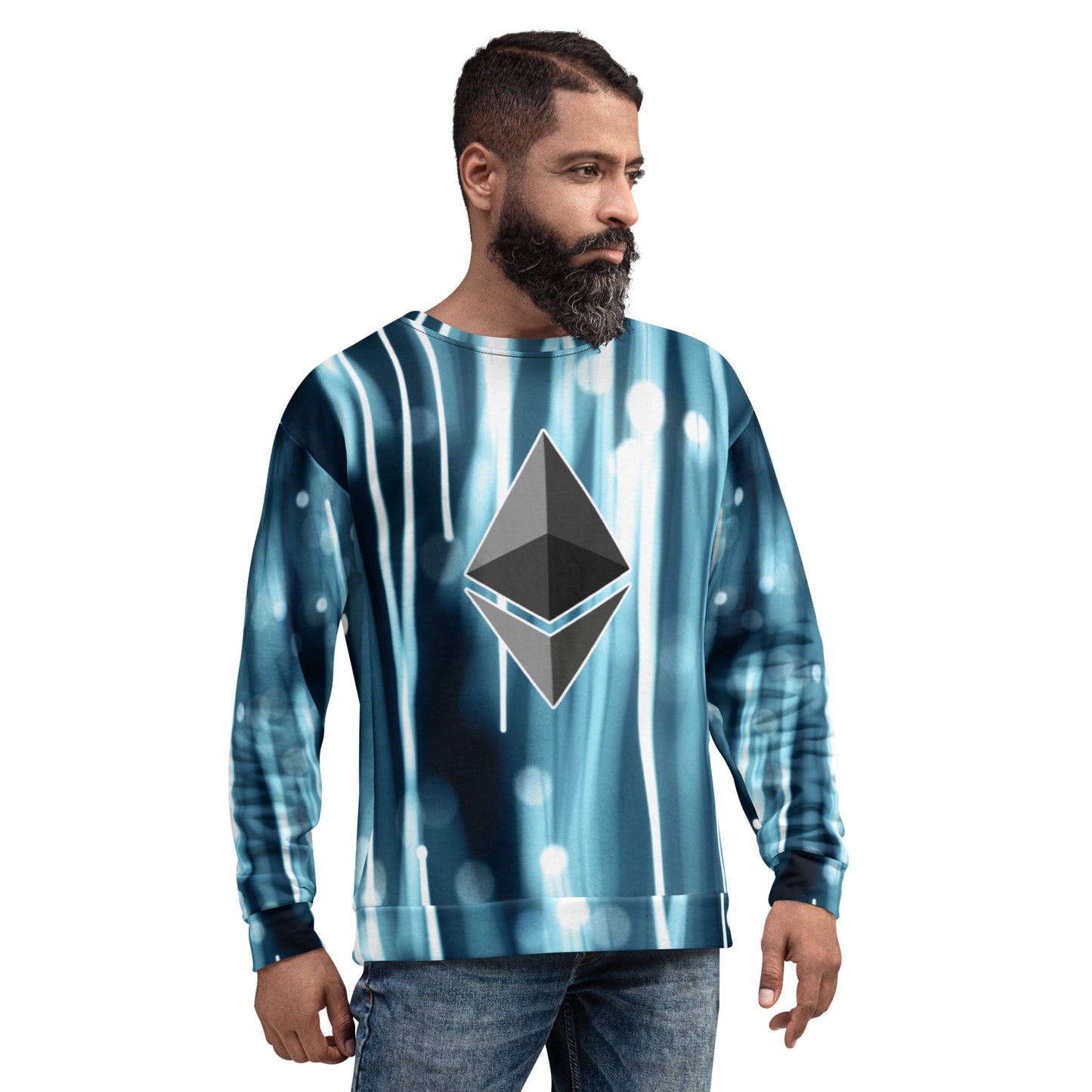 Ethereum Optics Logo Sweatshirt printful