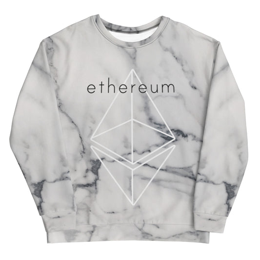 Ethereum Marble Logo Sweatshirt printful
