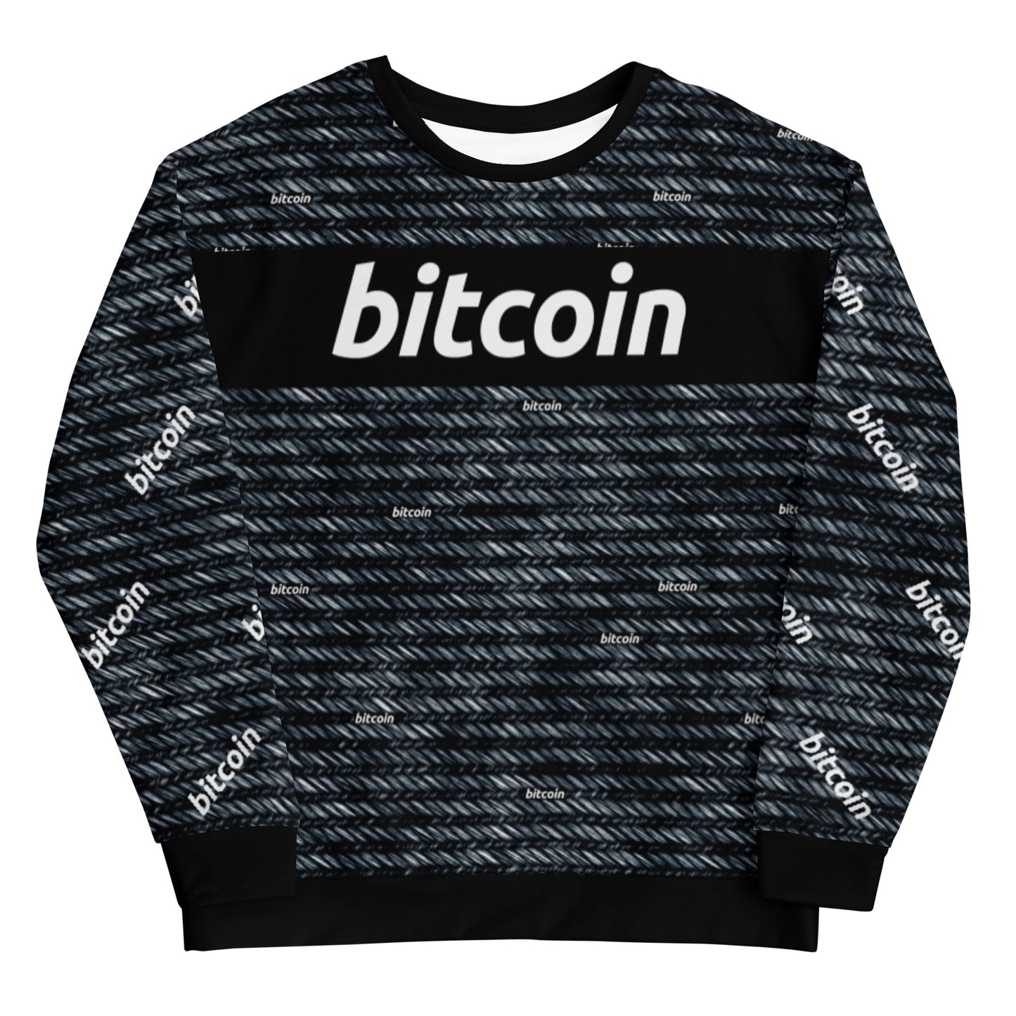 Bitcoin Jeans Stylish Sweatshirt printful