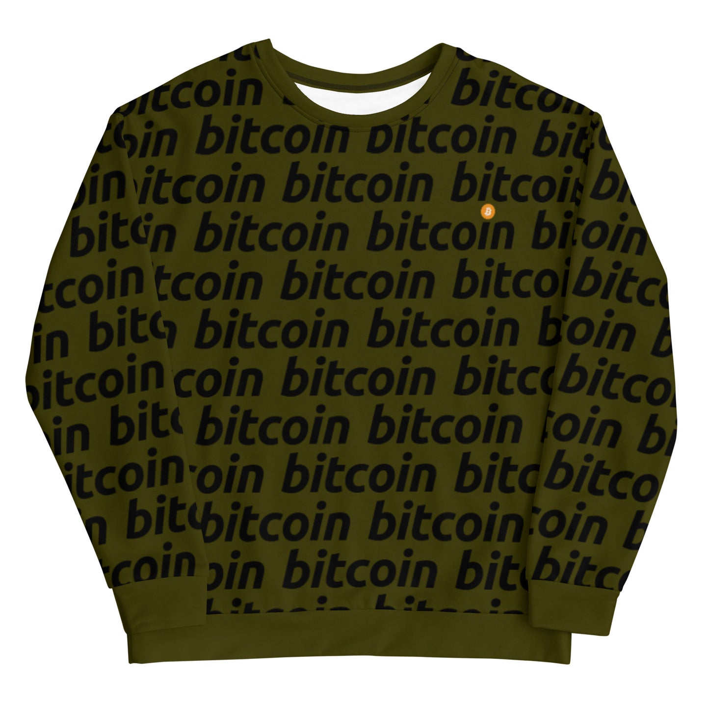 Bitcoin Deep Green Sweatshirt printful
