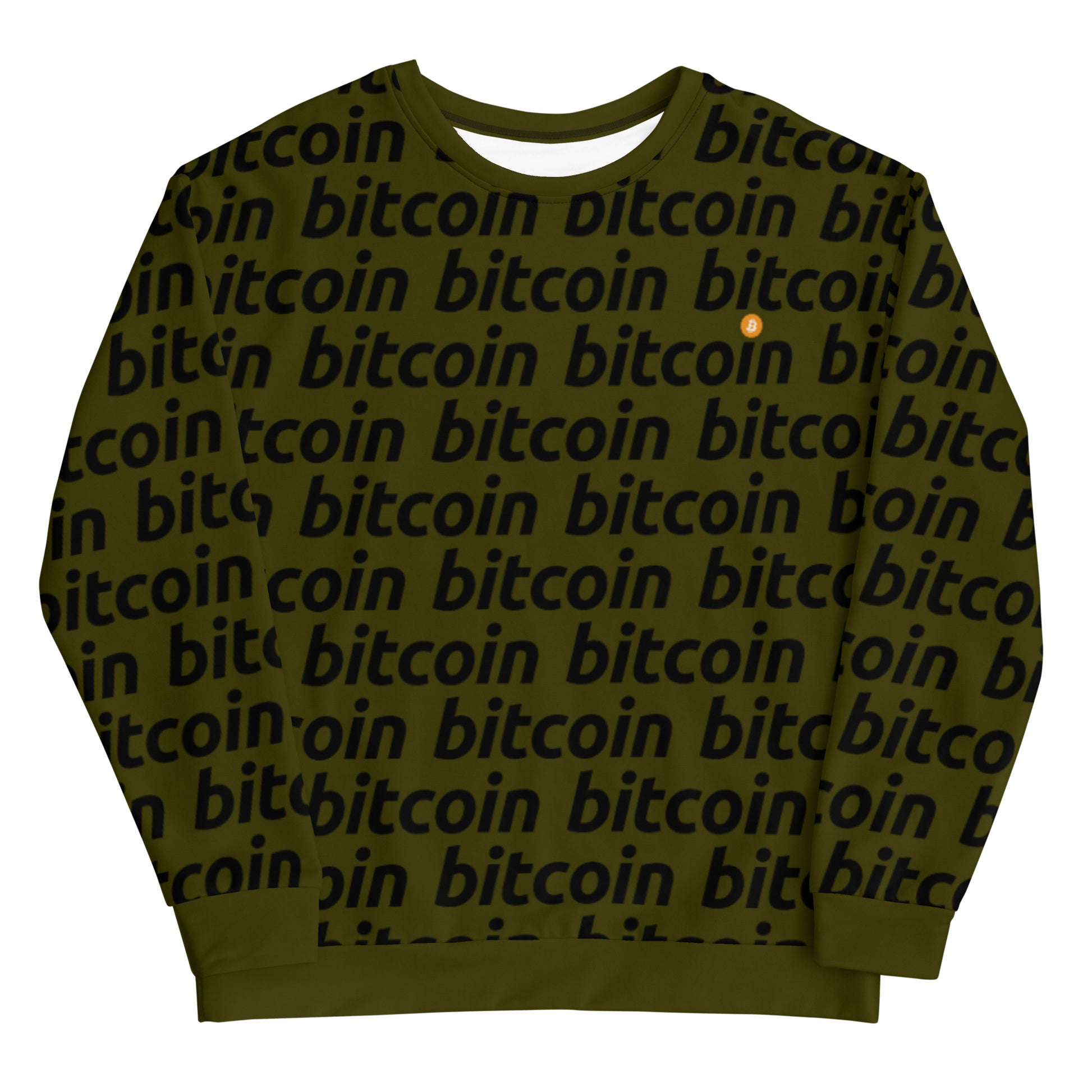 Bitcoin Deep Green Sweatshirt printful