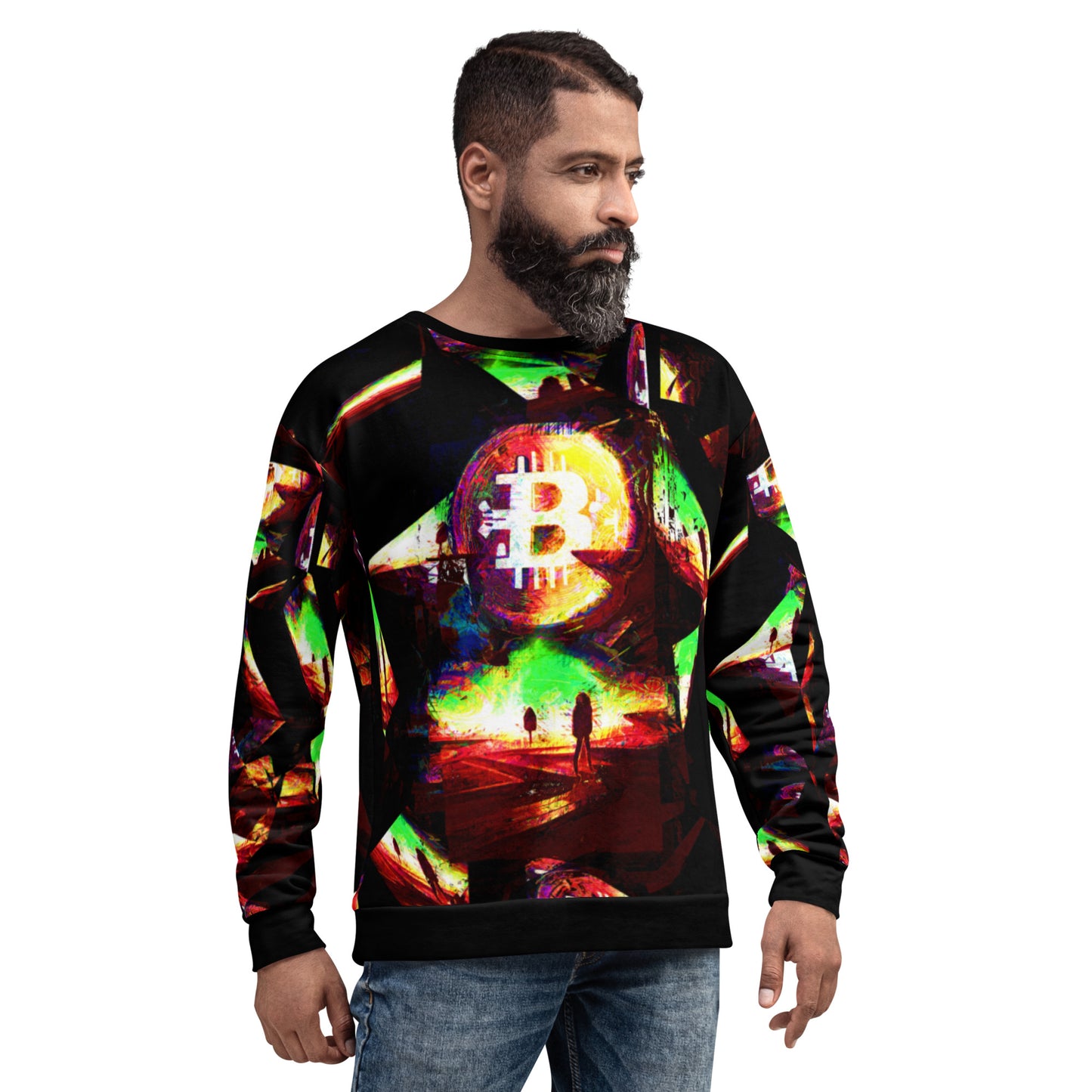 Bitcoin Path Sweatshirt printful