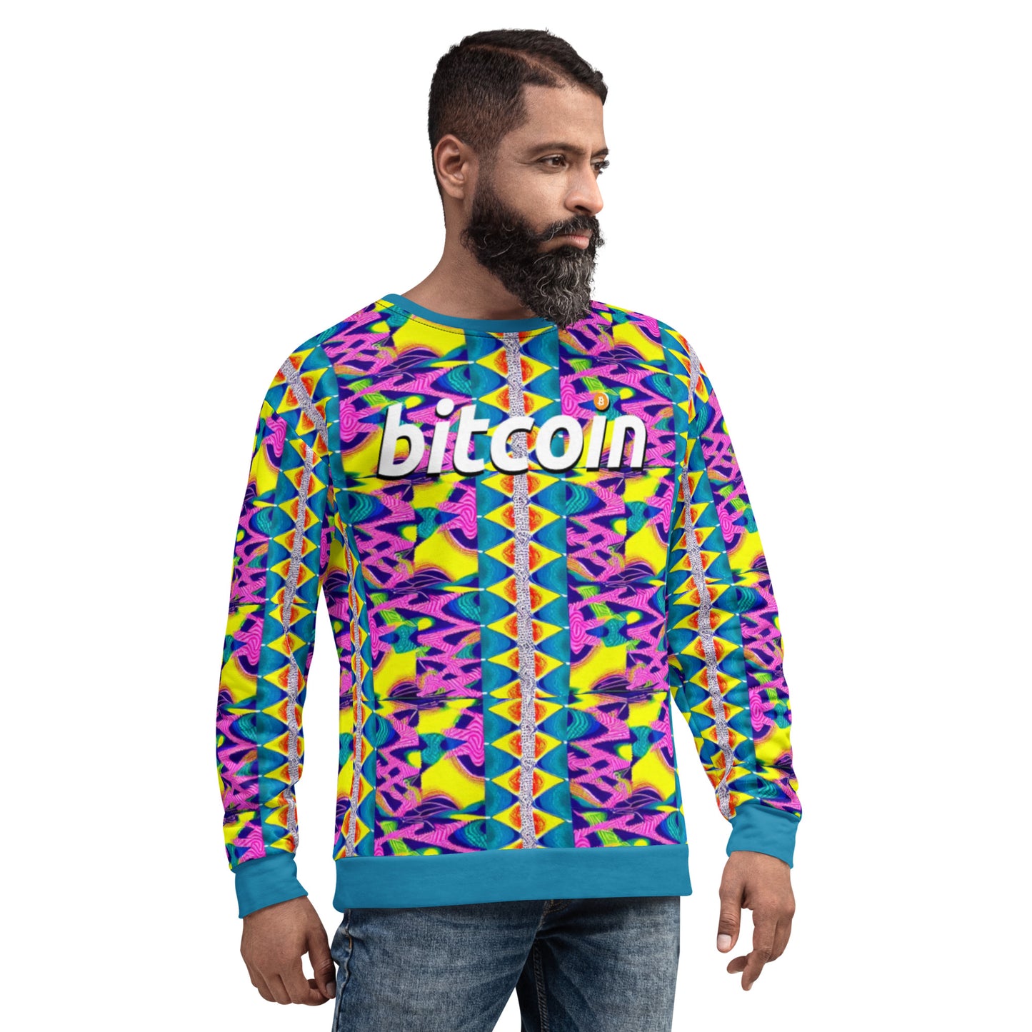 Bitcoin Swearlweave Sweatshirt printful