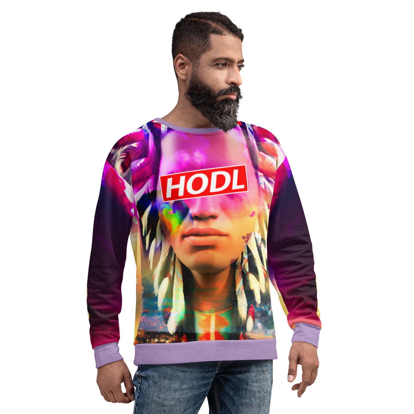 Hodl Native Sweatshirt printful
