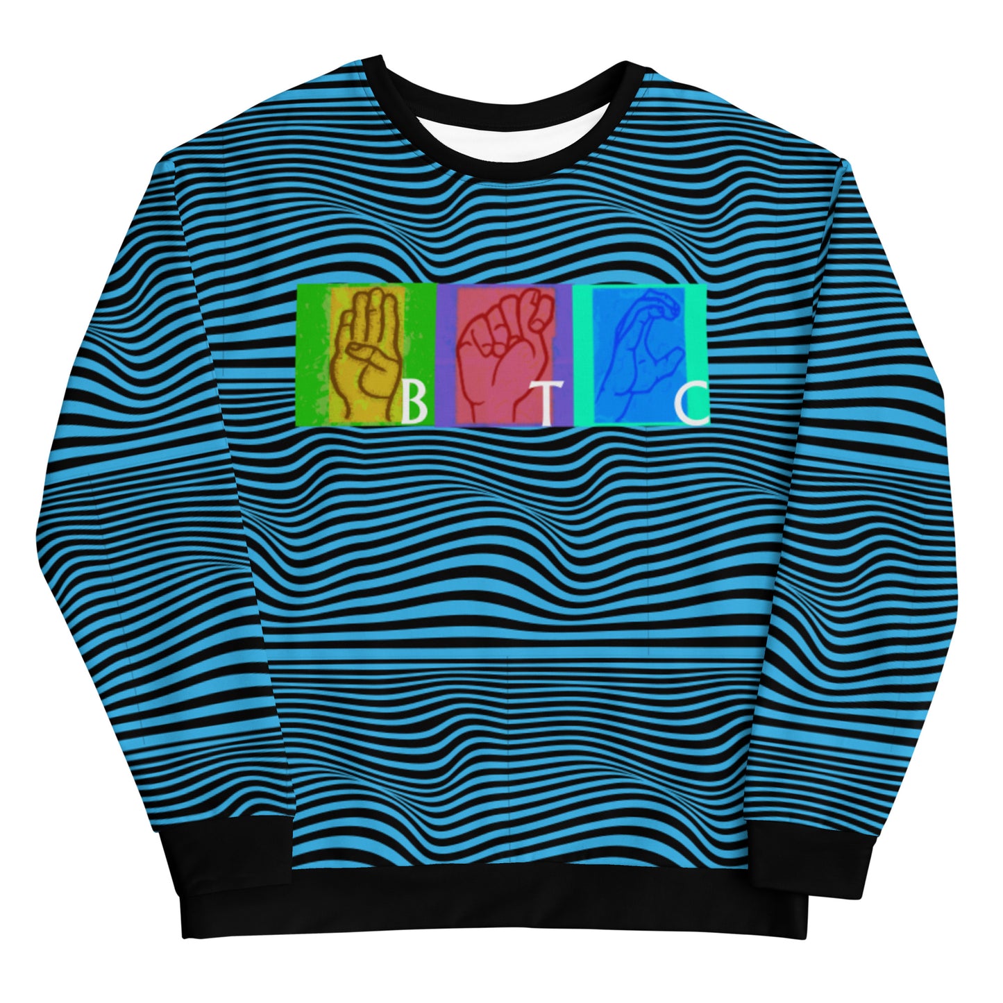 Bitcoin Sign Sweatshirt printful