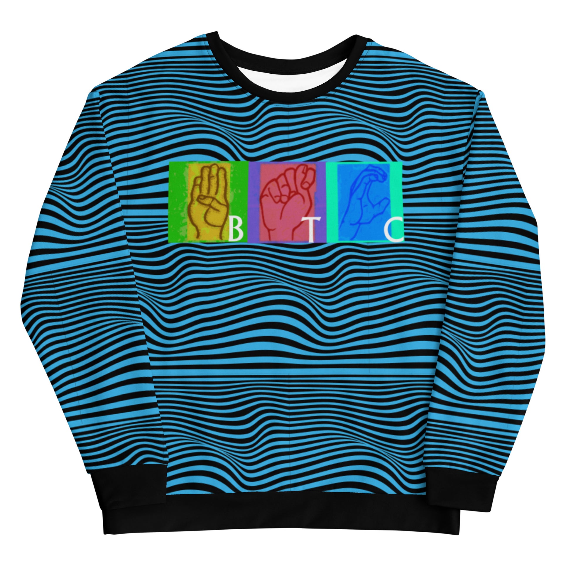Bitcoin Sign Sweatshirt printful