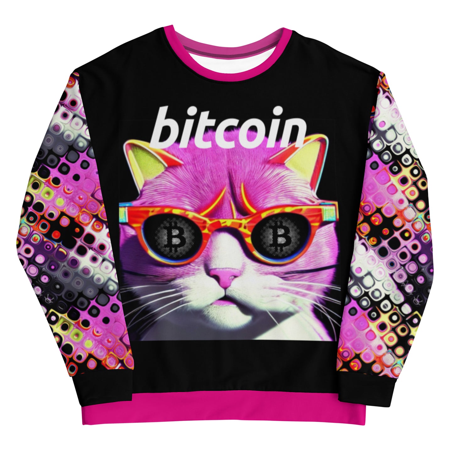 Bitcoin Cat Sweatshirt printful