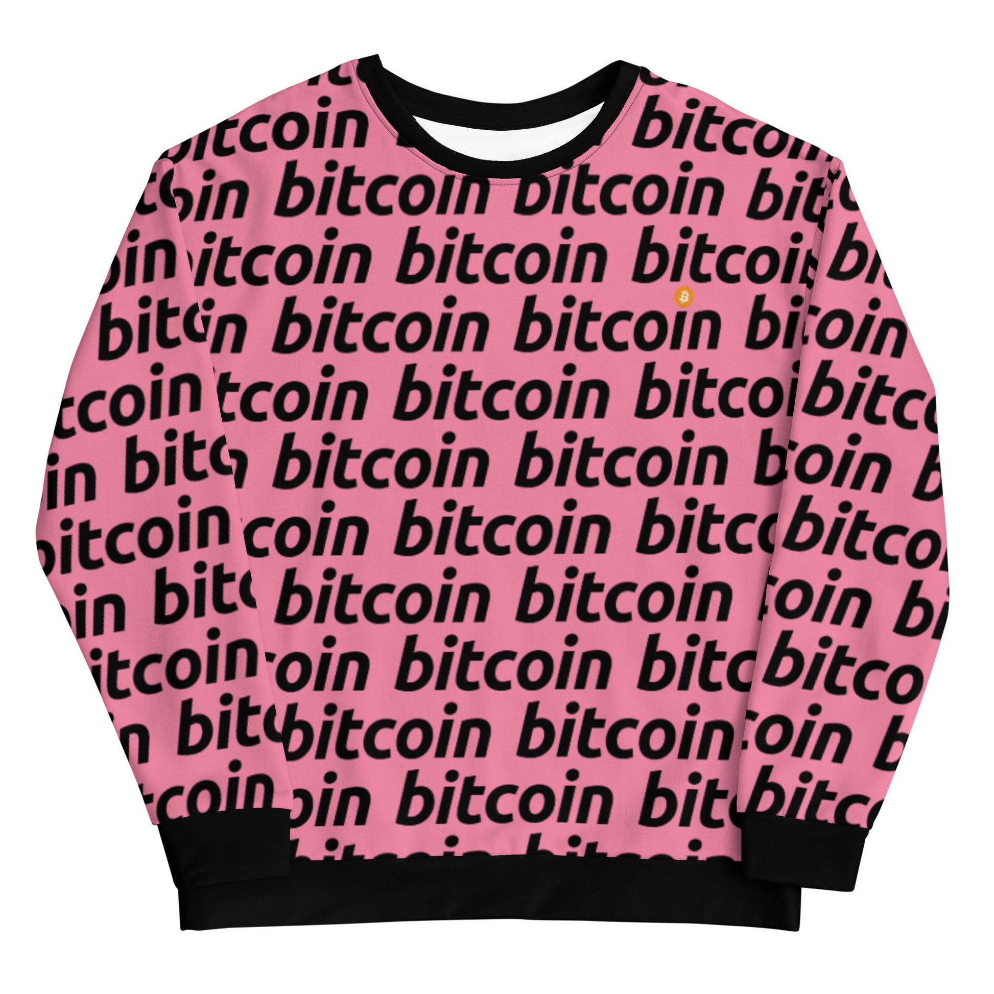 Bitcoin Rosa Sweatshirt printful