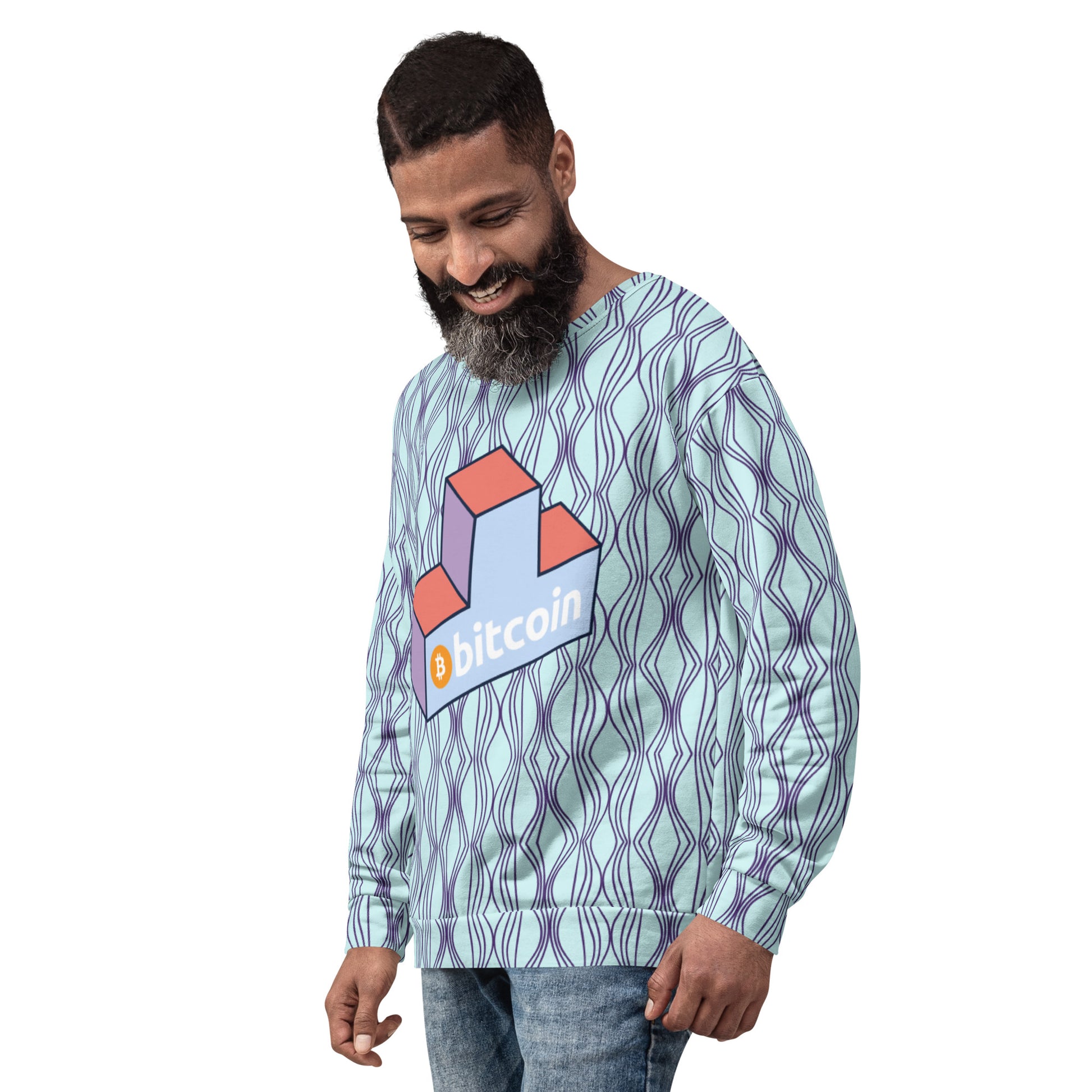 Bitcoin Tetrix Sweatshirt printful