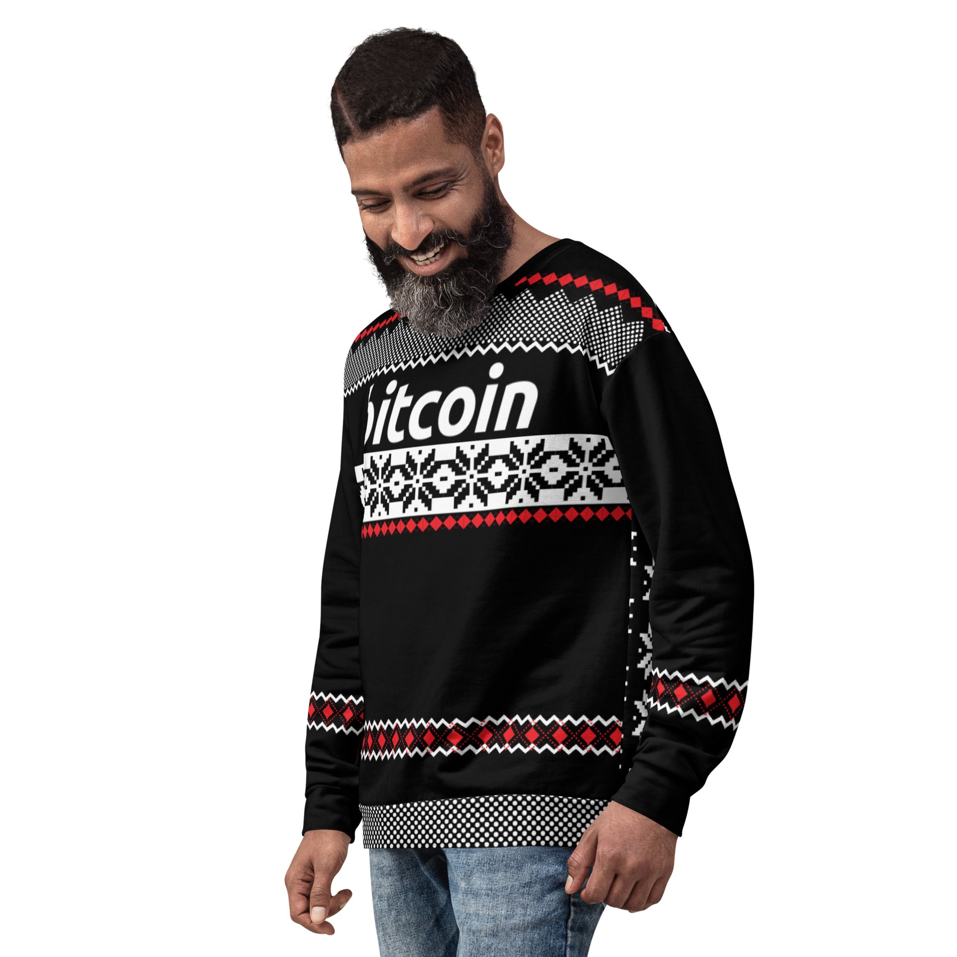 Bitcoin Chistmas Sweatshirt printful