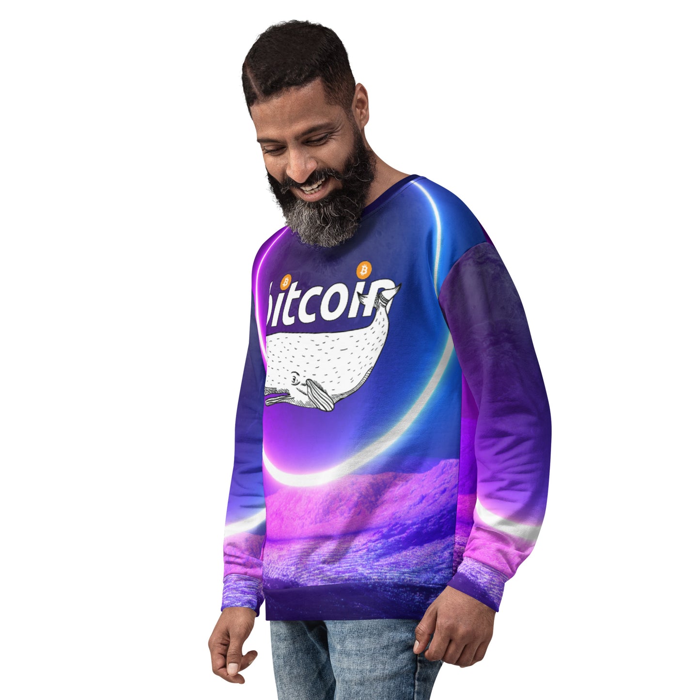 Bitcoin Whale Sweatshirt printful