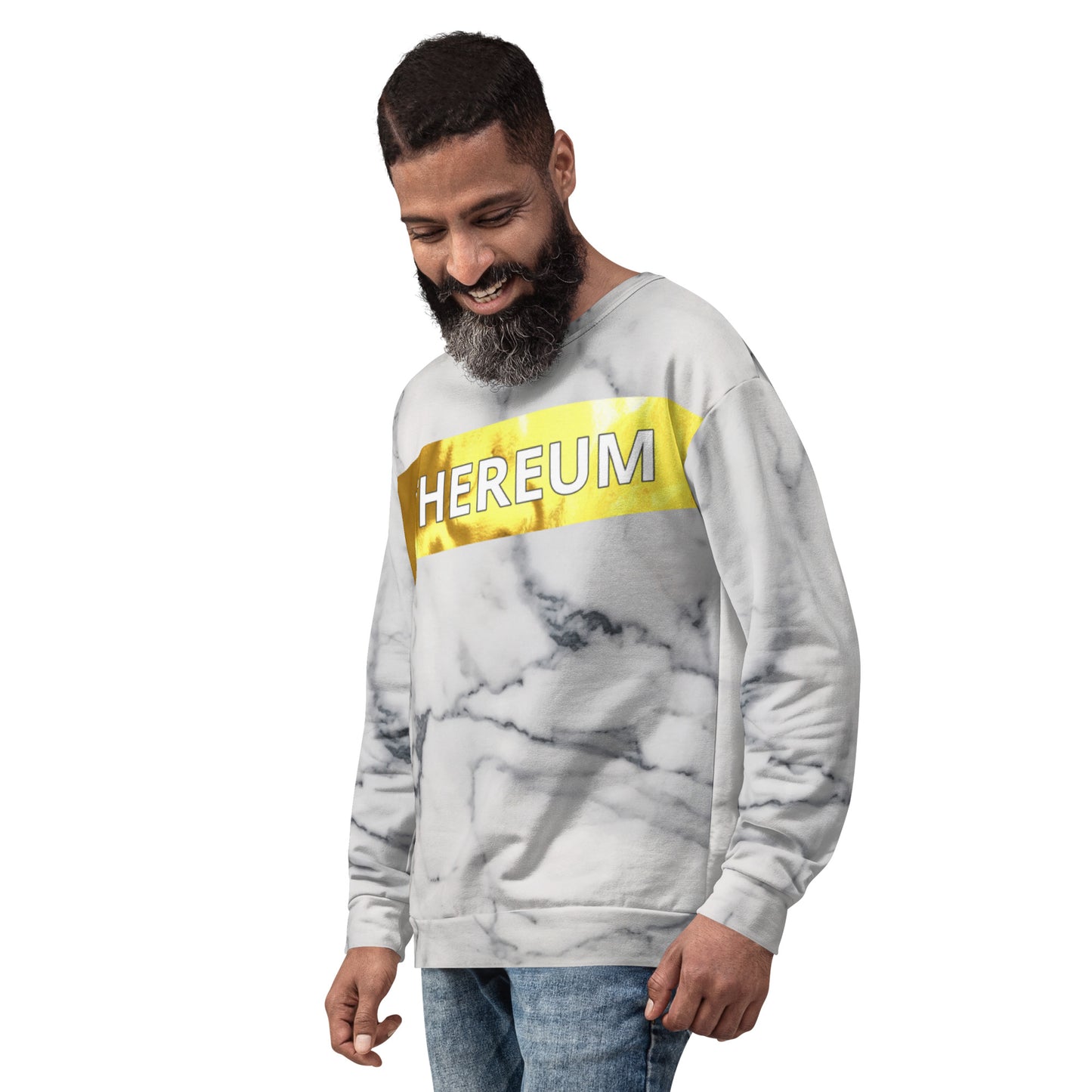 Ethereum Marble AU Sweatshirt printful