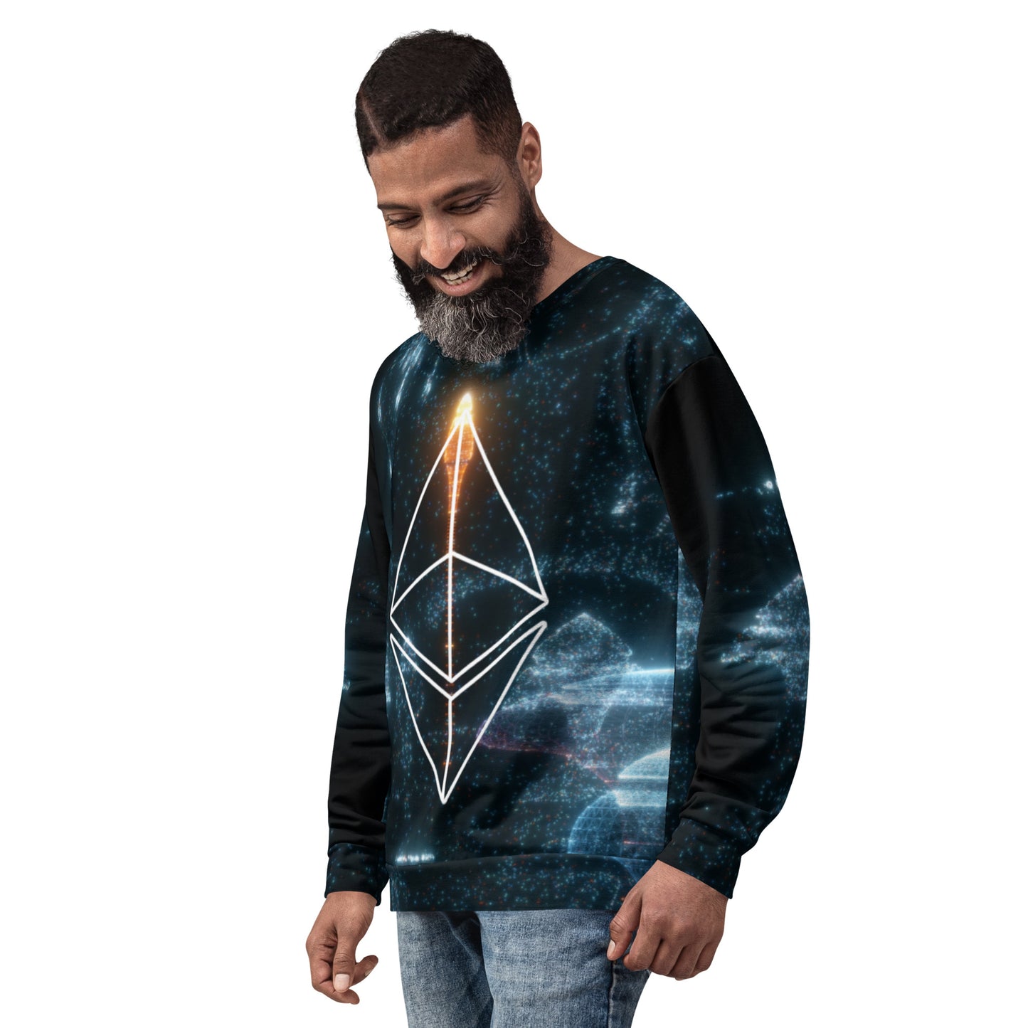 Ethereum F Space Sweatshirt printful