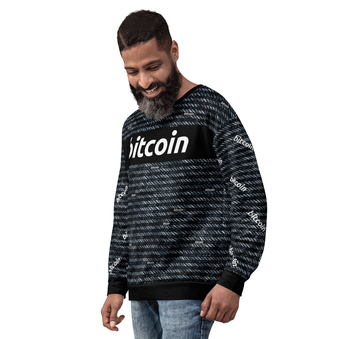 Bitcoin Jeans Stylish Sweatshirt printful
