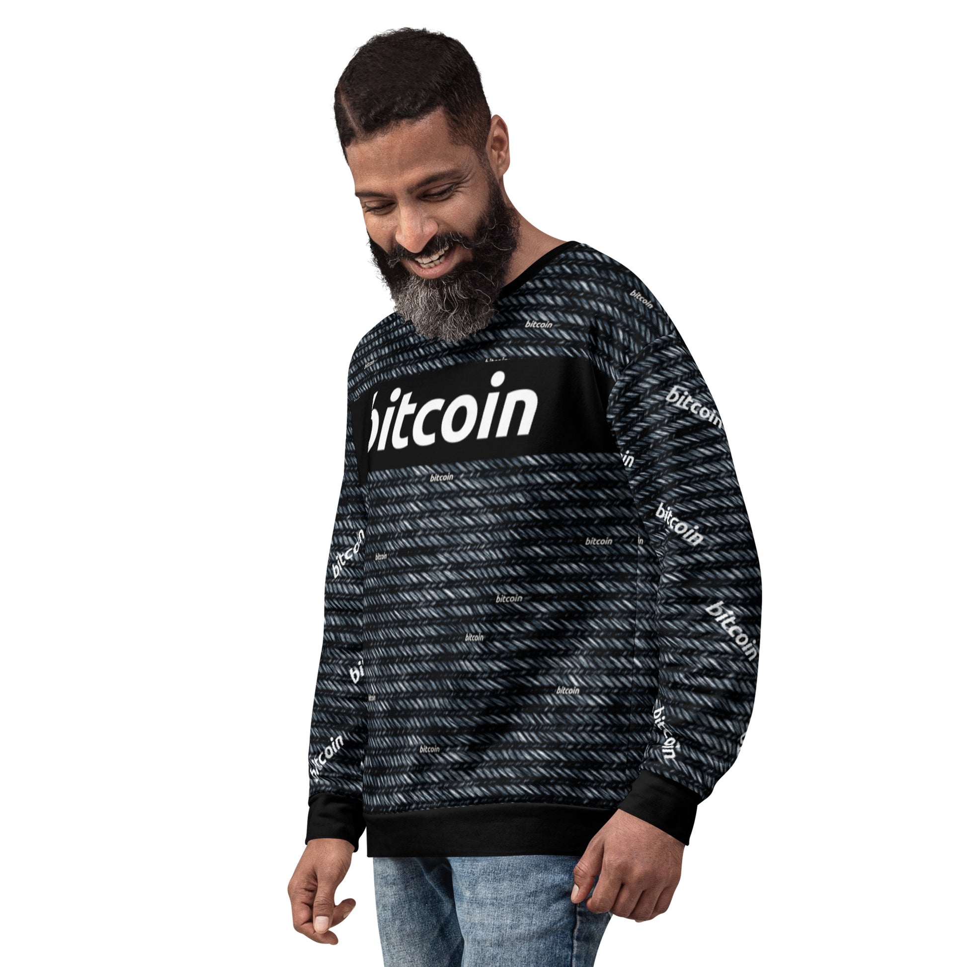 Bitcoin Jeans Stylish Sweatshirt printful