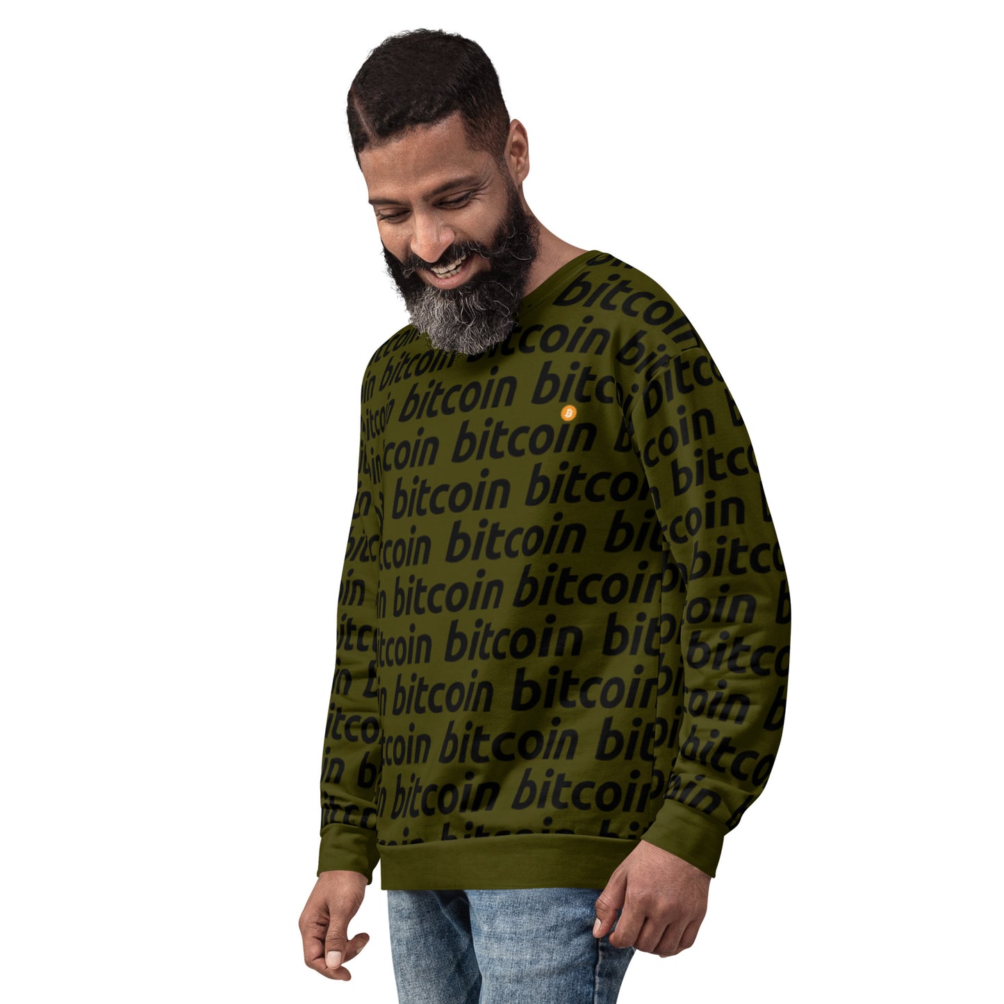 Bitcoin Deep Green Sweatshirt