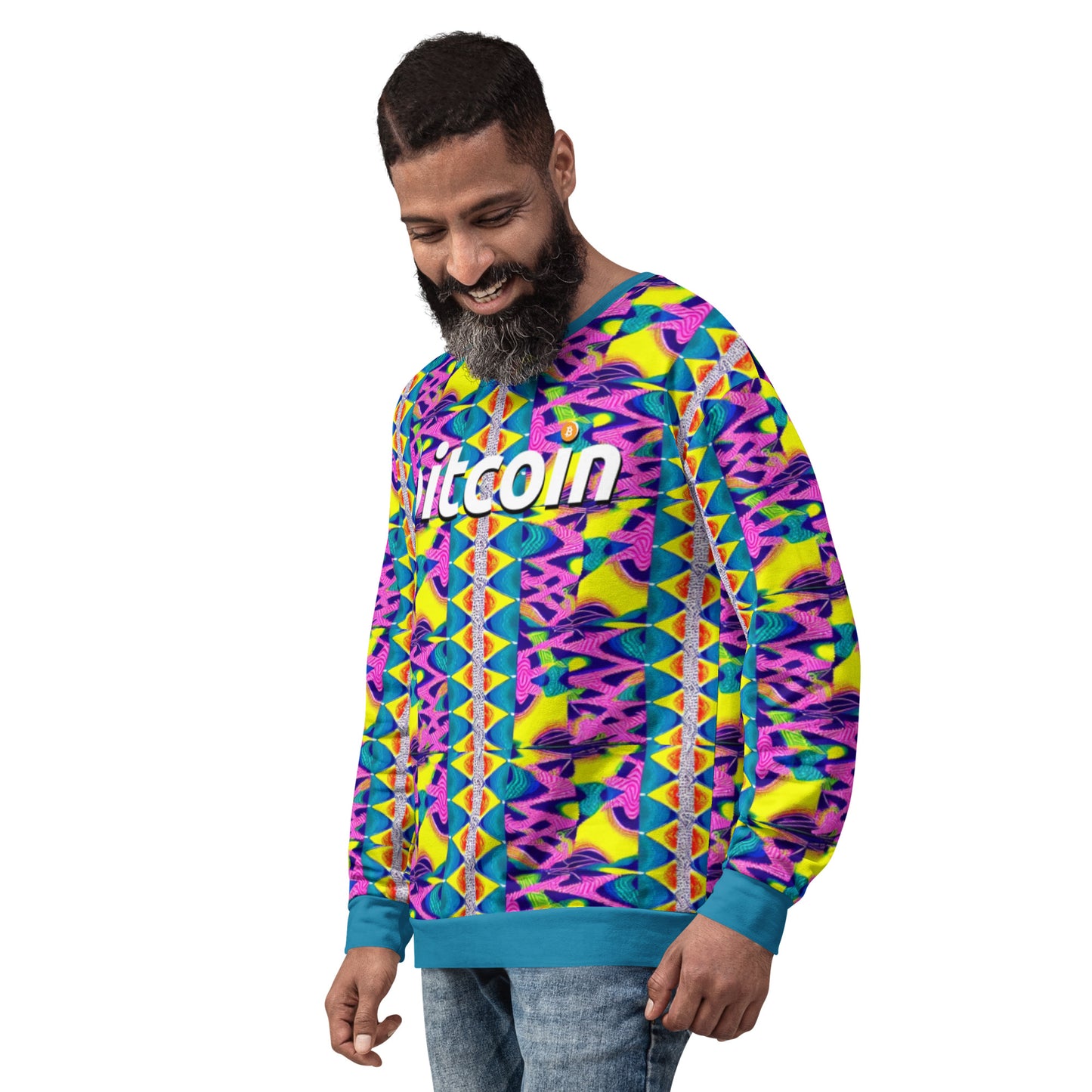 Bitcoin Swearlweave Sweatshirt printful